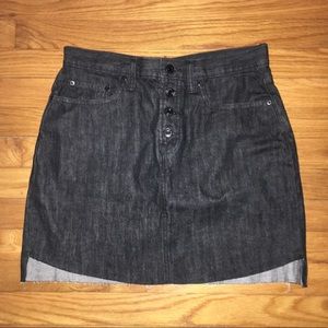 Black Jean Skirt (NWOT)